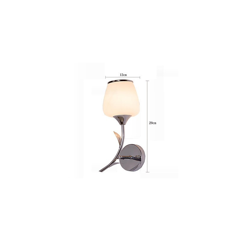Applique da parete moderna in metallo con montaggio a filo e a soffitto