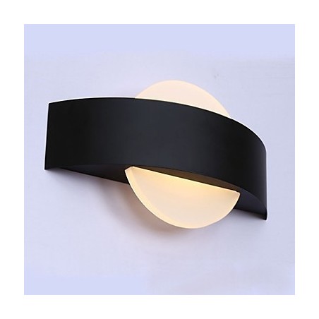 Applique da parete moderna contemporanea con luce ambientale e LED integrato