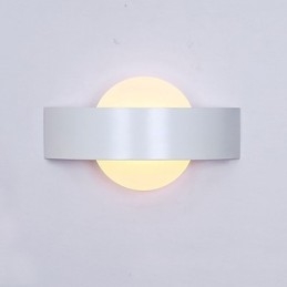 Applique da parete moderna contemporanea con luce ambientale e LED integrato