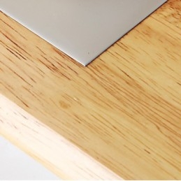 Plafoniera a filo Mini moderna contemporanea in legno e bambù