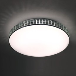 Plafoniera a filo LED integrato moderna in acrilico bianco 8W 85-265V 90