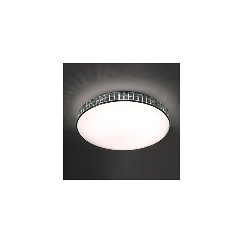 Plafoniera a filo LED integrato moderna in acrilico bianco 8W 85-265V 90