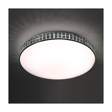 Plafoniera a filo LED integrato moderna in acrilico bianco 8W 85-265V 90