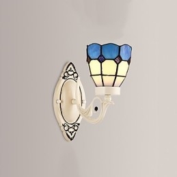 Applique da parete rustica Lodge con luce ambientale, finitura pitturata, E26/E27, 60 W