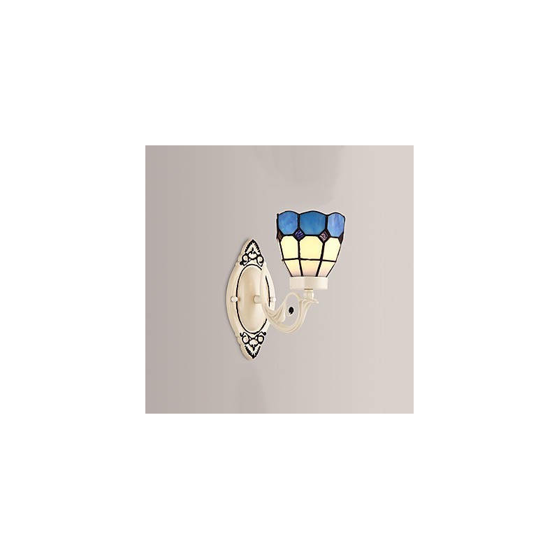 Applique da parete rustica Lodge con luce ambientale, finitura pitturata, E26/E27, 60 W