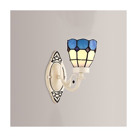 Applique da parete rustica Lodge con luce ambientale, finitura pitturata, E26/E27, 60 W