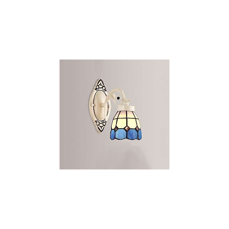 Applique da parete rustica Lodge con luce ambientale, finitura pitturata, E26/E27, 60 W