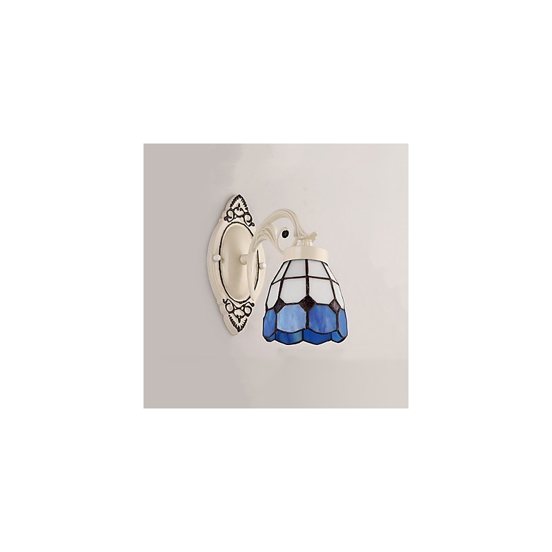 Applique da parete rustica Lodge con luce ambientale, finitura pitturata, E26/E27, 60 W