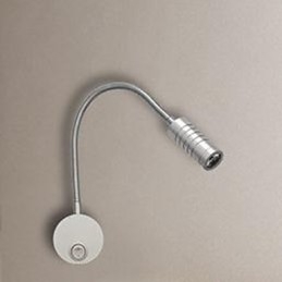 Applique da parete LED con interruttore On/Off, alluminio, 30 cm