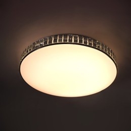 Plafoniera a filo LED integrato moderna in acrilico bianco 8W 85-265V 90