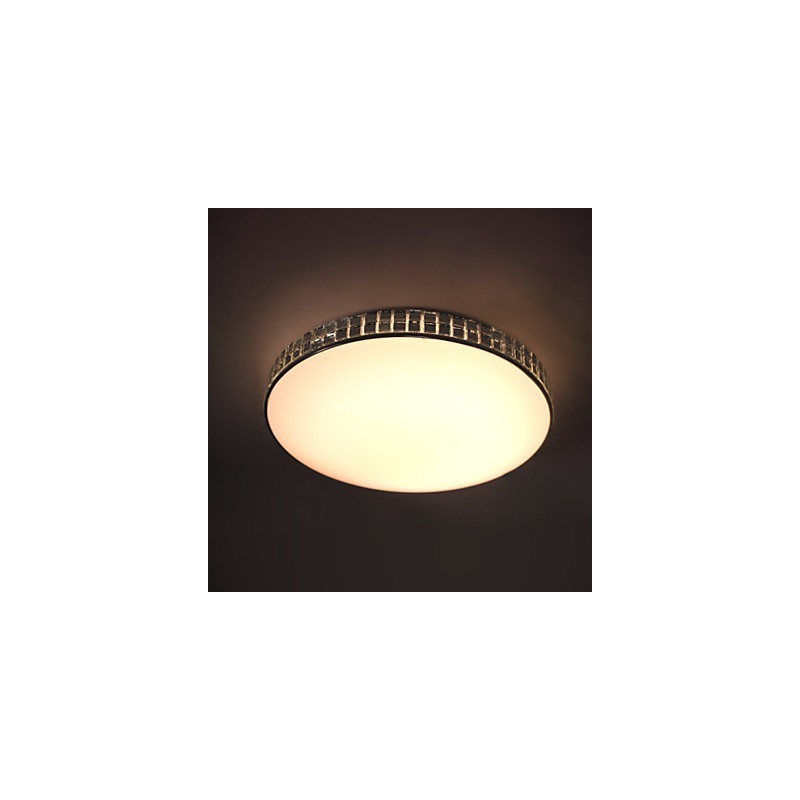 Plafoniera a filo LED integrato moderna in acrilico bianco 8W 85-265V 90