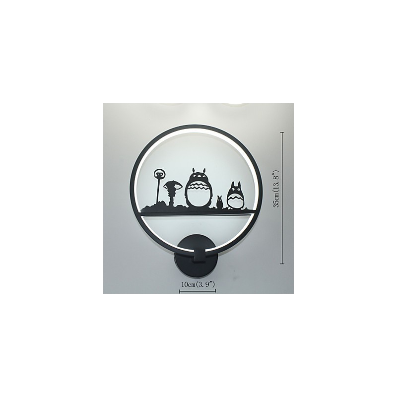 Applique da parete LED in alluminio moderna minimalista 19 W, 30 cm