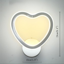 Applique da parete LED moderna minimalista in alluminio 25 W, 22,5 cm
