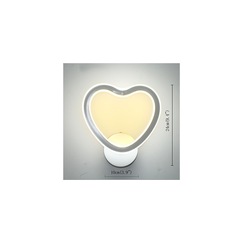 Applique da parete LED moderna minimalista in alluminio 25 W, 22,5 cm