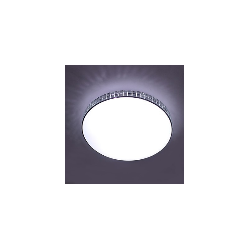 Plafoniera a filo LED integrato moderna in acrilico bianco 8W 85-265V 90