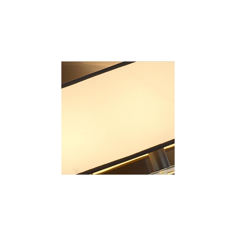 Applique da parete moderna contemporanea con luce ambientale, E12/E14, 2 lampadine