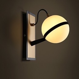 Applique da parete moderna contemporanea con luce ambientale LED integrato