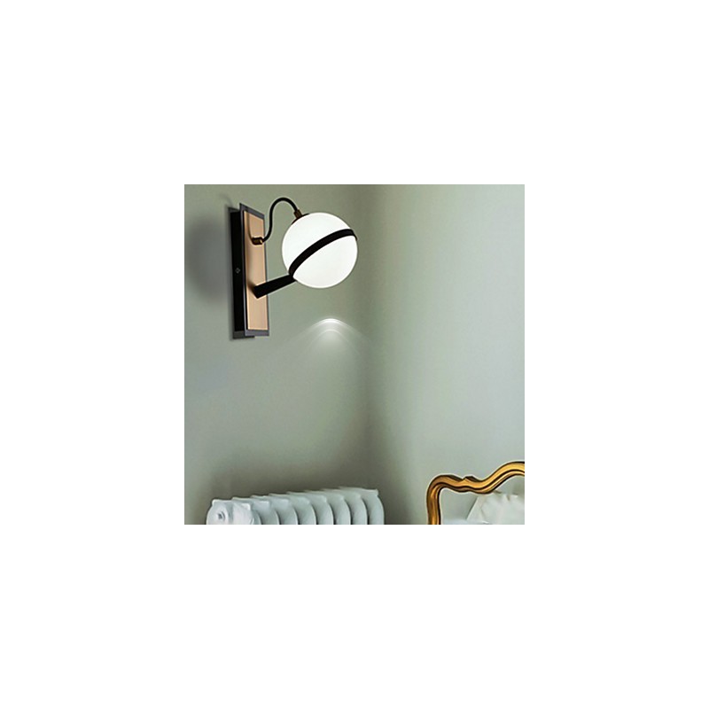 Applique da parete moderna contemporanea con luce ambientale LED integrato