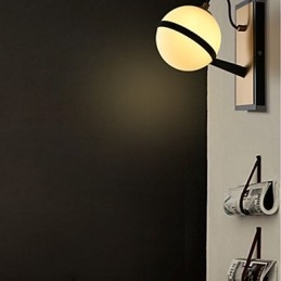 Applique da parete moderna contemporanea con luce ambientale LED integrato