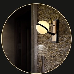 Applique da parete moderna contemporanea con luce ambientale LED integrato