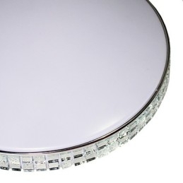 Plafoniera a filo LED integrato moderna in acrilico bianco 8W 85-265V 90