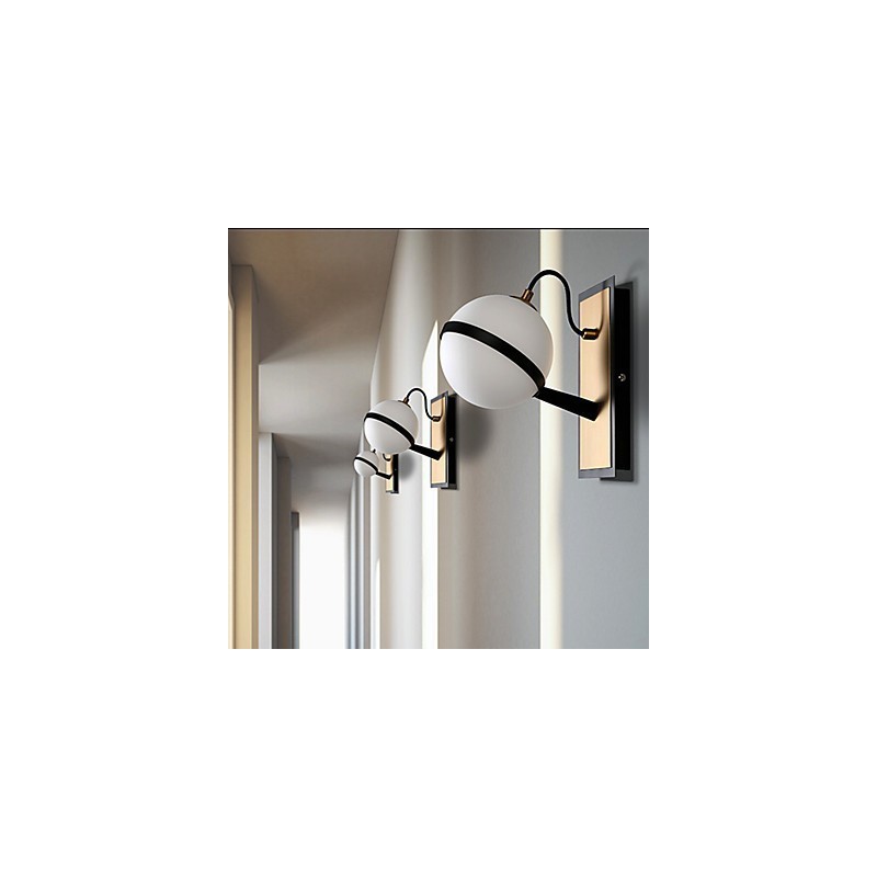 Applique da parete moderna contemporanea con luce ambientale LED integrato