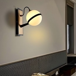 Applique da parete moderna contemporanea con luce ambientale LED integrato