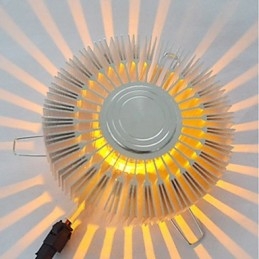 Applique da parete LED integrato stile mini luce ambientale 9 x 6,5 cm