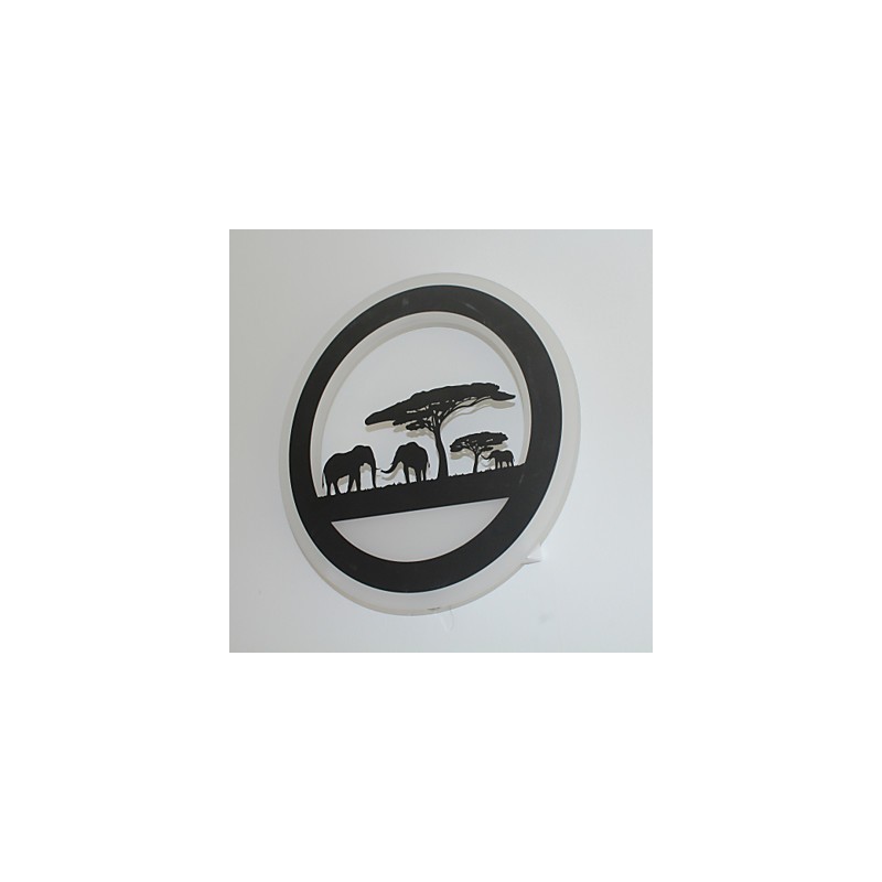Applique da parete rotonda in acrilico LED 29 W per camera da letto, corridoio e ingresso