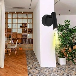 Applique da parete mini retrò antico con protezione occhi LED integrato 3 W