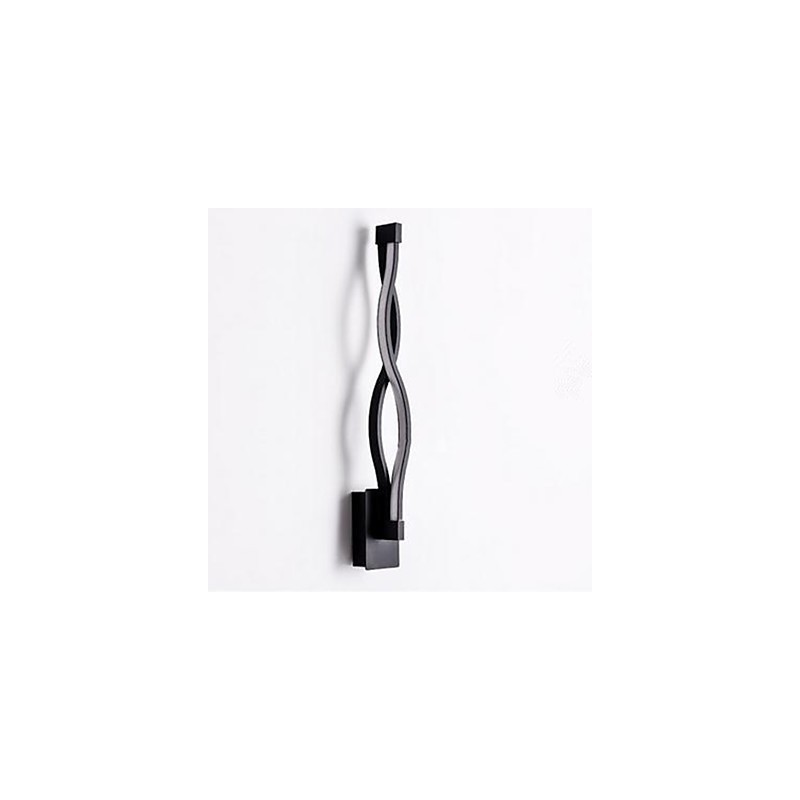 Applique da parete moderna in alluminio a onda con specchio LED integrato 16 W