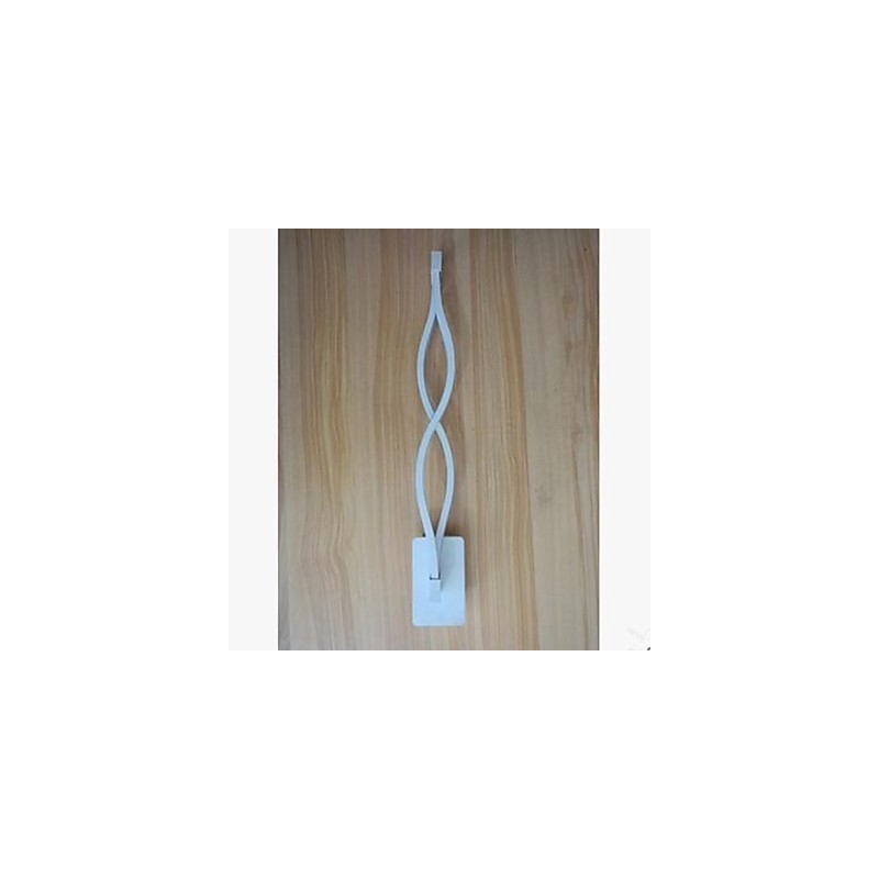 Applique da parete moderna in alluminio a onda con specchio LED integrato 16 W