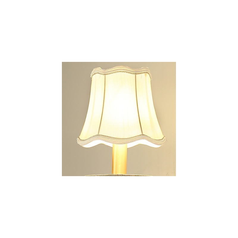Applique da parete mini classica tradizionale in ottone con luce verso l'alto