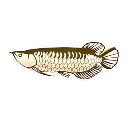 Applique da parete a forma di pesce moderna in acrilico LED integrato