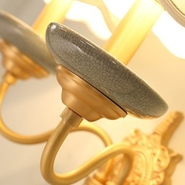 Applique da parete mini classica in ottone, luce verso l'alto, 2 lampadine E12/E14