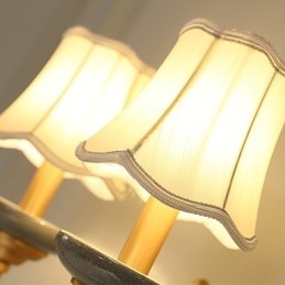 Applique da parete mini classica in ottone, luce verso l'alto, 2 lampadine E12/E14