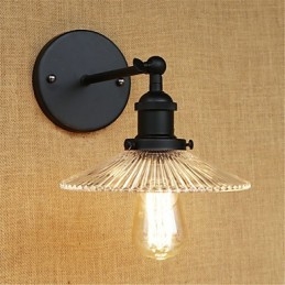 Applique da parete retrò country con luce ambientale, protezione occhi, mini