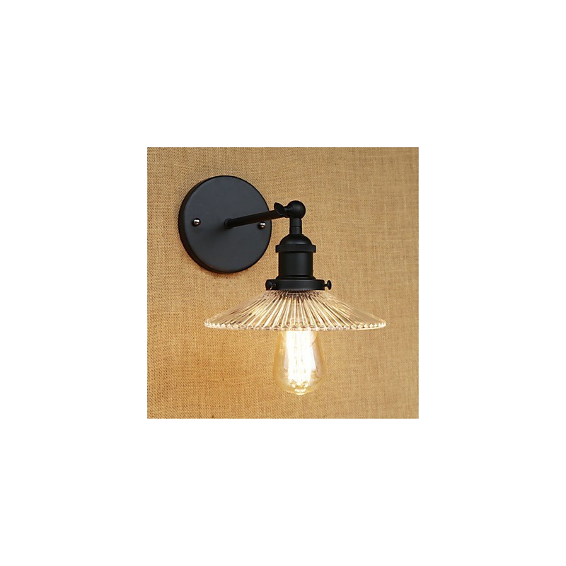 Applique da parete retrò country con luce ambientale, protezione occhi, mini