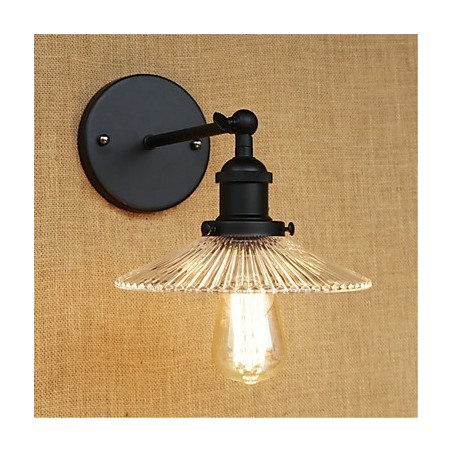 Applique da parete retrò country con luce ambientale, protezione occhi, mini