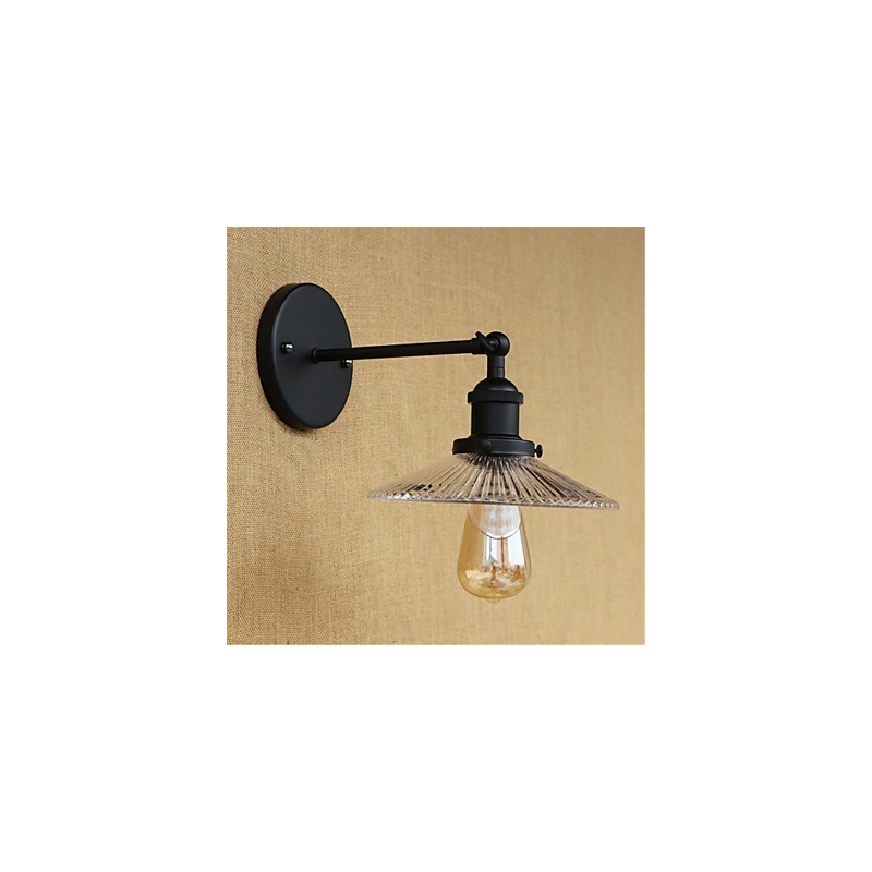 Applique da parete retrò country con luce ambientale, protezione occhi, mini