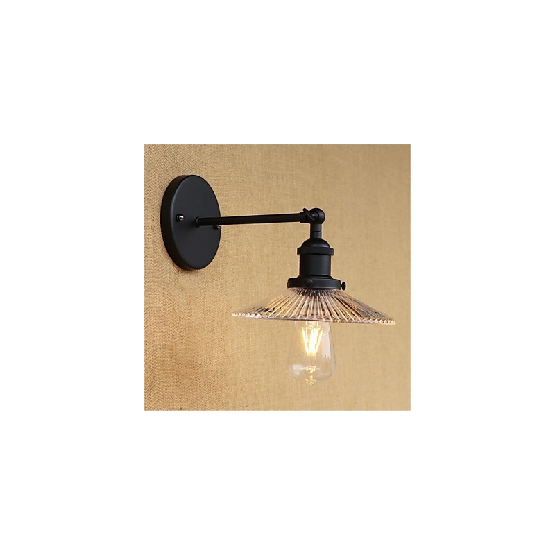 Applique da parete retrò country con luce ambientale, protezione occhi, mini
