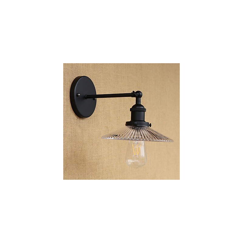 Applique da parete retrò country con luce ambientale, protezione occhi, mini