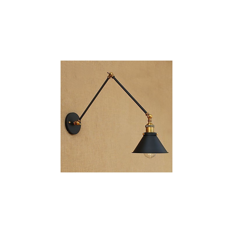 Applique da parete con braccio oscillante e faretti da incasso LED