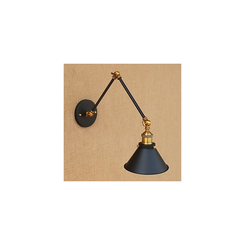 Applique da parete con braccio oscillante e faretti da incasso LED