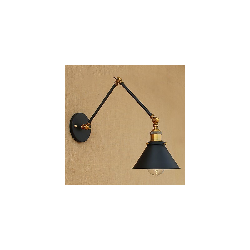 Applique da parete con braccio oscillante e faretti da incasso LED