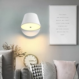Applique da parete LED moderna e contemporanea con luce ambientale 7 W E26/E27
