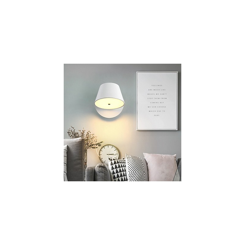 Applique da parete LED moderna e contemporanea con luce ambientale 7 W E26/E27