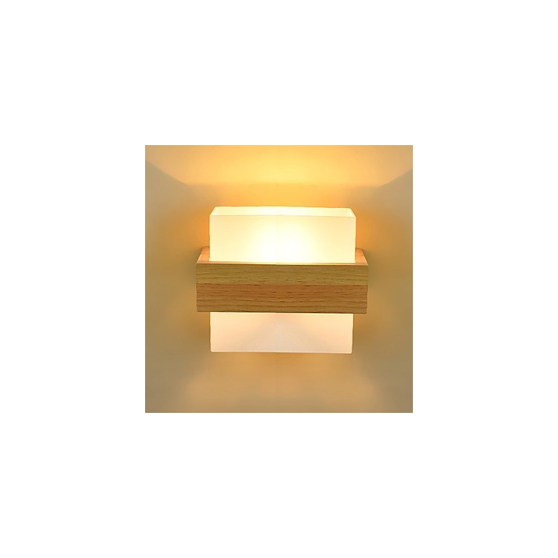 Applique da parete mini Country con protezione degli occhi, luce ambientale, E27
