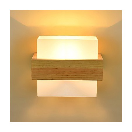 Applique da parete mini Country con protezione degli occhi, luce ambientale, E27
