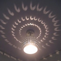 Lampada da soffitto a filo in ferro battuto, 3 luci E26/E27, metallo